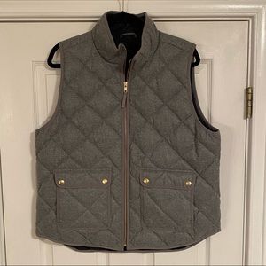 J Crew quilted vest